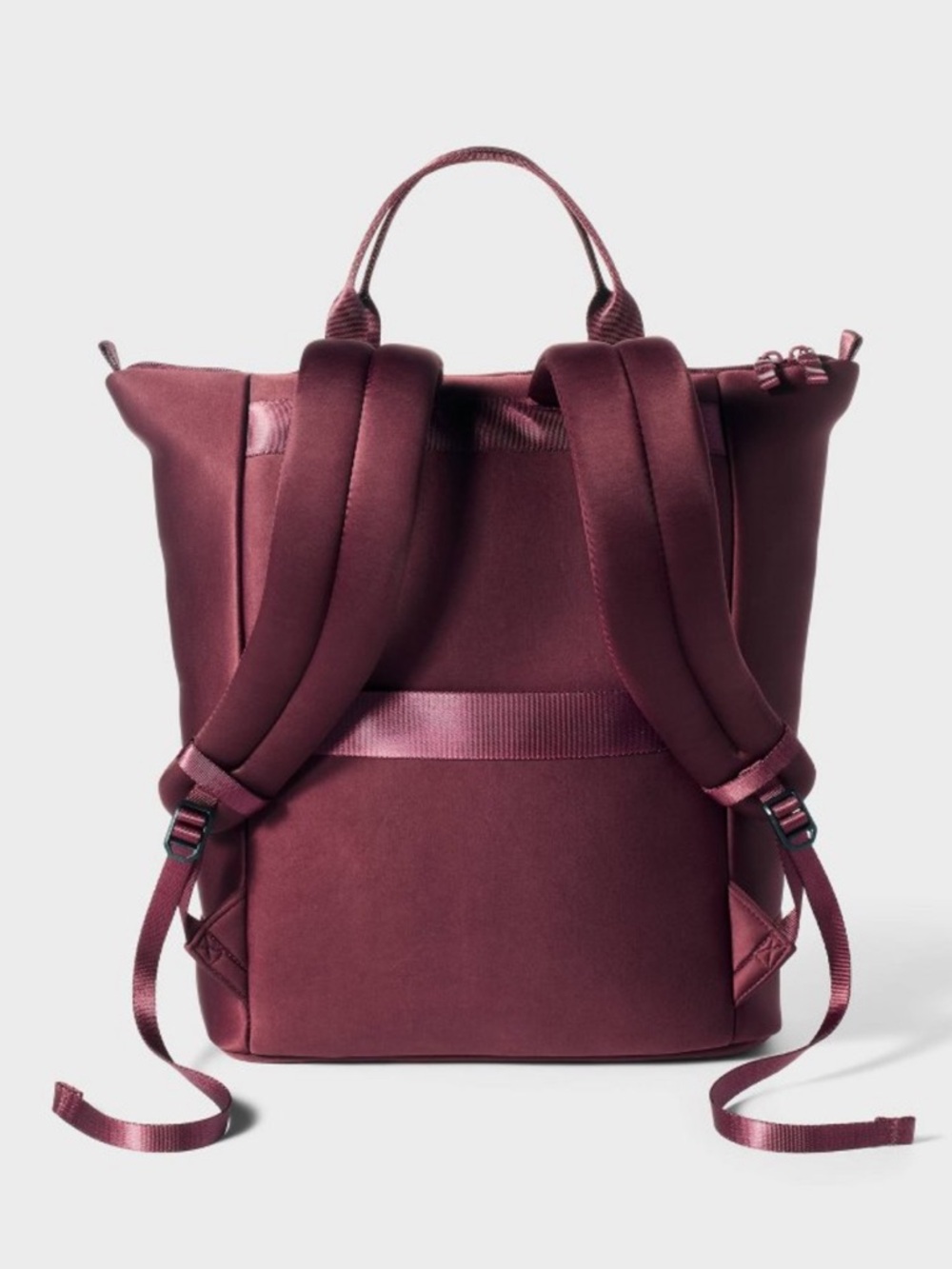 All in Motion™ Faux Neoprene Backpack Tote - Maroon - Picture 2 of 9